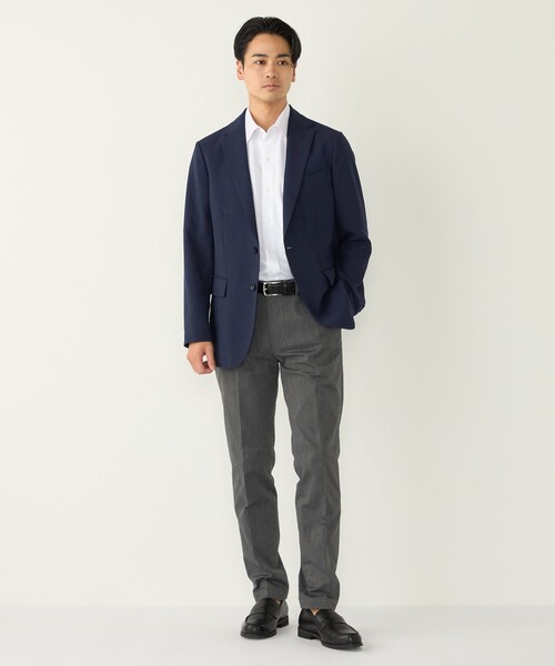 SHIPS Colors(シップス カラーズ)の「SHIPS Colors:SMART TECH(R) ノーアイロン セミワイドカラー シャツ(ビジネスシャツ・メンズ・ロイヤルブルー/ダークブルー/ホワイト・SMALL/MEDIUM/LARGE/X-LARGE)」の20枚目の写真