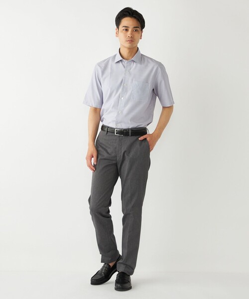 SHIPS Colors(シップス カラーズ)の「SHIPS Colors:SMART TECH(R) ノーアイロン セミワイドカラー シャツ(ビジネスシャツ・メンズ・ロイヤルブルー/ダークブルー/ホワイト・SMALL/MEDIUM/LARGE/X-LARGE)」の21枚目の写真
