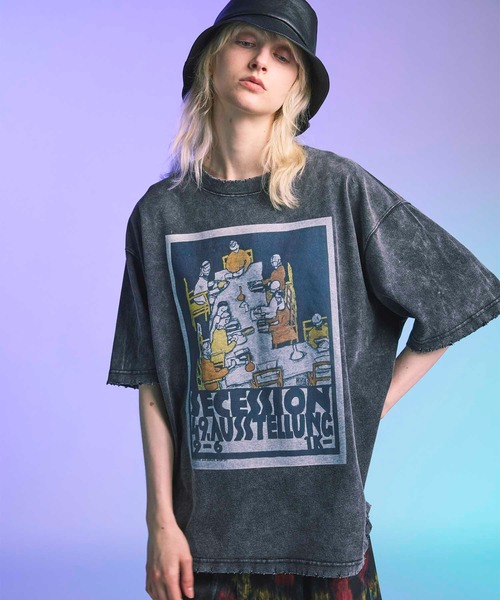 UNISEX》【ART SERIES】「Egon Schiele」Prime-Over Crew Neck T