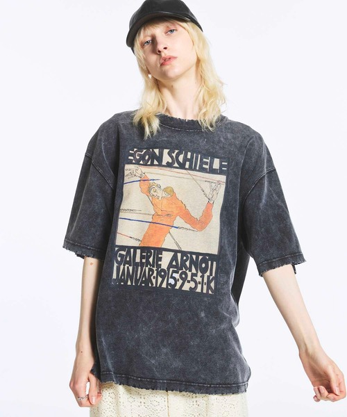 UNISEX》【ART SERIES】「Egon Schiele」Prime-Over Crew Neck T UNISEX》【ART SERIES】「Egon Schiele」Prime-Over Crew Neck T