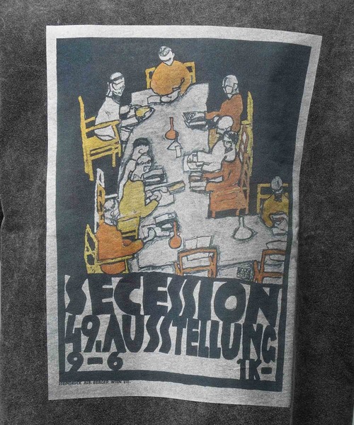 UNISEX》【ART SERIES】「Egon Schiele」Prime-Over Crew Neck T