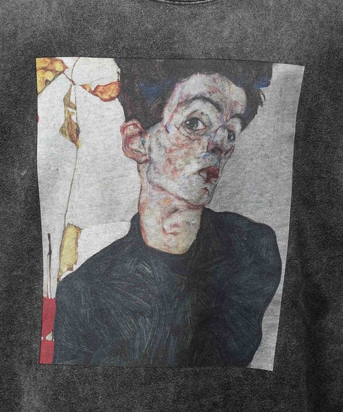 UNISEX》【ART SERIES】「Egon Schiele」Prime-Over Crew Neck T