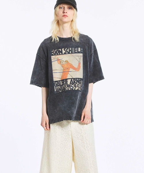 UNISEX》【ART SERIES】「Egon Schiele」Prime-Over Crew Neck T-Shirt