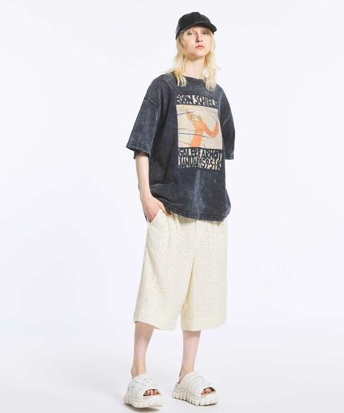 MAISON SPECIAL（メゾンスペシャル）の「《UNISEX》【ART SERIES】「Egon Schiele」Prime-Over Crew Neck T-Shirt/「エゴン・シーレ」プライムオーバークルーネックTシャツ【MAISON SPECIAL/メゾンスペシャル】（Tシャツ/カットソー・メンズ・チャコールグレー/ダークブラック/ブラック・1/2）」の7枚目の写真
