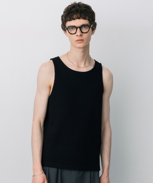 LURAKU】Smooth Rib Tank top / スムースリブタンクトップ