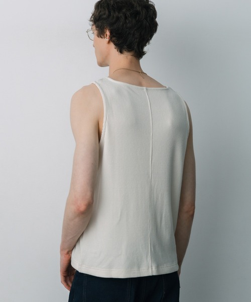 LURAKU】Smooth Rib Tank top / スムースリブタンクトップ