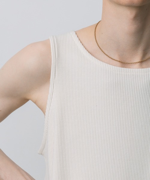 LURAKU（ルラク）の「【LURAKU】Smooth Rib Tank top / スムースリブ