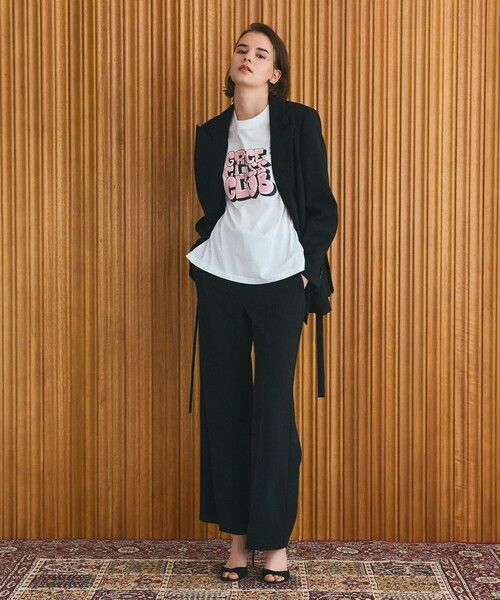 GRACE CLASS(グレースクラス)の「グラフィティプリントTシャツ(Tシャツ/カットソー・レディース・ブラック/グレー/ホワイト・36)」の12枚目の写真