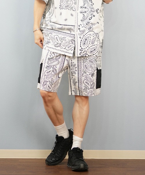 RVCA/ルーカ ショートパンツ バンダナ柄 セットアップ対応