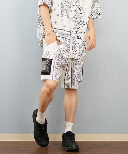 M.A.D SPORTS バンダナ柄　ボードショーツ M.A.D SPORTS バンダナ柄 ボードショーツ