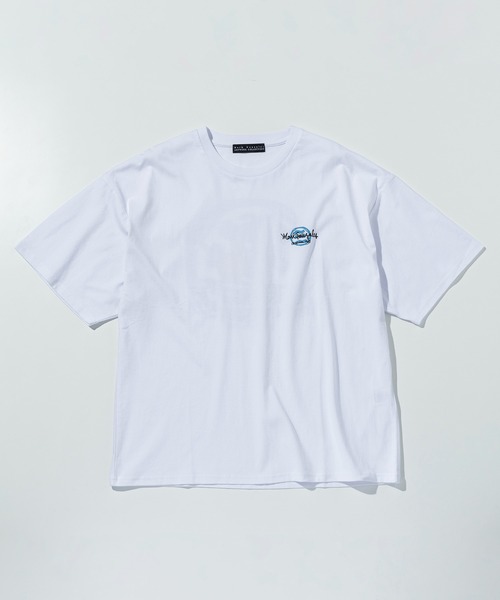 Mark Gonzales(マーク・ゴンザレス)の「【WEB・直営店限定】MARK GONZALES ARTWORK COLLECTION(マーク ゴンザレス)バックプリント バックロゴ 半袖Tシャツ ロゴTシャツ 3type/4colors(Tシャツ/カットソー・メンズ・ホワイト系1/ホワイト系2/ホワイト系3/ブラック系1/ブラック系2/ブラック系3/グリーン系1/グリーン系2/グリーン系3/ブルー系1/ブルー系2/ブルー系3・M/L/XL)」の17枚目の写真