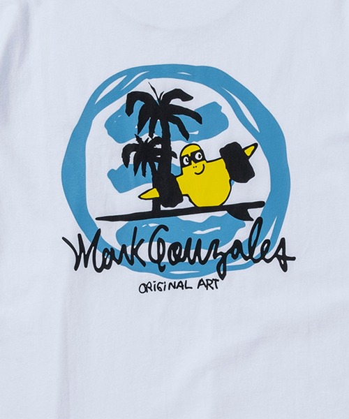 Mark Gonzales(マーク・ゴンザレス)の「【WEB・直営店限定】MARK GONZALES ARTWORK COLLECTION(マーク ゴンザレス)バックプリント バックロゴ 半袖Tシャツ ロゴTシャツ 3type/4colors(Tシャツ/カットソー・メンズ・ホワイト系1/ホワイト系2/ホワイト系3/ブラック系1/ブラック系2/ブラック系3/グリーン系1/グリーン系2/グリーン系3/ブルー系1/ブルー系2/ブルー系3・M/L/XL)」の19枚目の写真