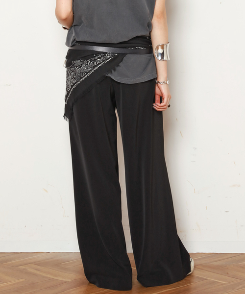 EVERYDAY I LIKE.(エヴリディアイライク)の「*Effortless Pants(スラックス・レディース・ブラック/カーキ/ベージュ/ブラウン/タン・34/36/38)」の20枚目の写真