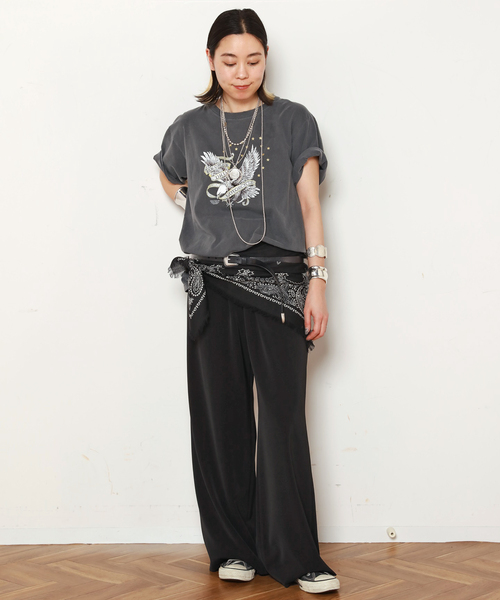 EVERYDAY I LIKE.(エヴリディアイライク)の「*Effortless Pants(スラックス・レディース・ブラック/カーキ/ベージュ/ブラウン/タン・34/36/38)」の21枚目の写真