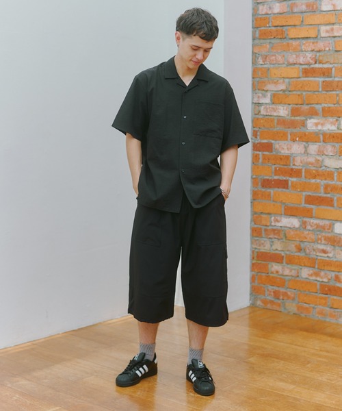 MAISON CLUB(メゾンクラブ)の「【MAISON CLUB】Odd Length Over Cargo Pants KKP/ 七分丈オーバーカーゴパンツ クロップドパンツ(カーゴパンツ・メンズ・グレー/ブラック/カーキ・M/L/XL)」の16枚目の写真