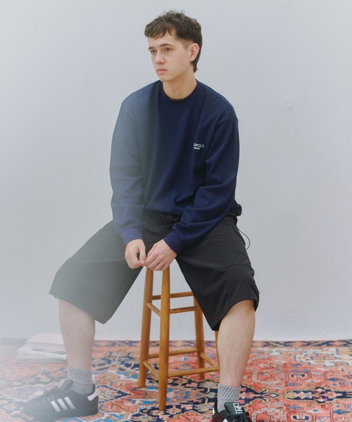 MAISON CLUB(メゾンクラブ)の「【MAISON CLUB】Odd Length Over Cargo Pants KKP/ 七分丈オーバーカーゴパンツ クロップドパンツ(カーゴパンツ・メンズ・グレー/ブラック/カーキ・M/L/XL)」の8枚目の写真