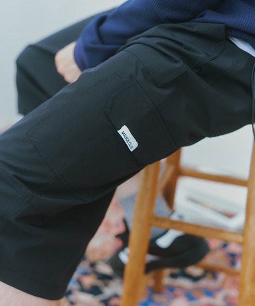 MAISON CLUB(メゾンクラブ)の「【MAISON CLUB】Odd Length Over Cargo Pants KKP/ 七分丈オーバーカーゴパンツ クロップドパンツ(カーゴパンツ・メンズ・グレー/ブラック/カーキ・M/L/XL)」の12枚目の写真