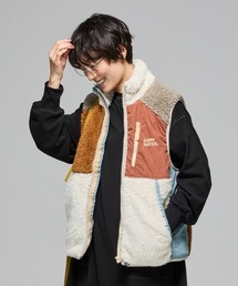 【軽い・暖かい】シャギーボアベスト