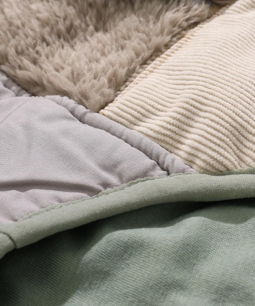 KRIFF MAYER Lady's Collection（クリフメイヤーレディースコレクション）の「【軽い・暖かい】シャギーボアベスト（ベスト・レディース・ネイビー/ブラック/カラフル/グリーン/ブラウン/グレー/ナチュラル・LARGE/MEDIUM）」の14枚目の写真