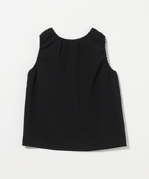 UNITED ARROWS(ユナイテッドアローズ)の「COMFY ギャザーノースリーブブラウス -吸水速乾 UVカット ウォッシャブル-(シャツ/ブラウス・レディース・オフホワイト/ブラック・FREE)」の19枚目の写真