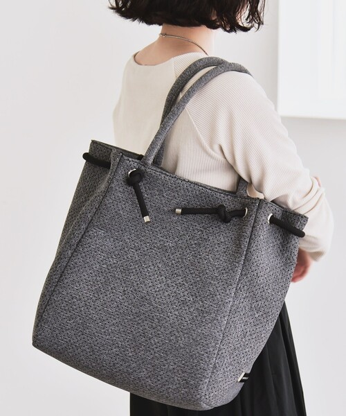 ゲール　ハンドメイド　トートバッグ X-girl（エックスガール）の「FADED LOGO PATCH DENIM TOTE BAG