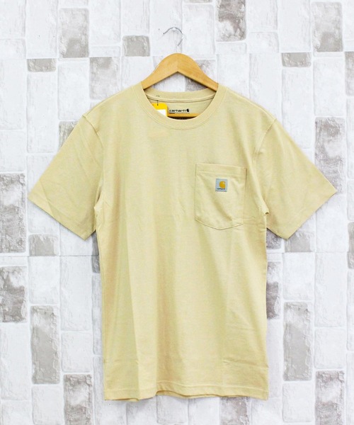 Carhartt（カーハート）の「リラックスフィット BIGロゴ バックプリント グラフィックTシャツ Relaxd Fit Lightweight Short-Sleeve Pocket C Graphic T-Shirt（Tシャツ/カットソー・メンズ・ベージュ/ブラック/グレー/ブルー・S/M/L/XL）」の14枚目の写真