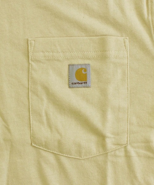 Carhartt（カーハート）の「リラックスフィット BIGロゴ バックプリント グラフィックTシャツ Relaxd Fit Lightweight Short-Sleeve Pocket C Graphic T-Shirt（Tシャツ/カットソー・メンズ・ベージュ/ブラック/グレー/ブルー・S/M/L/XL）」の15枚目の写真