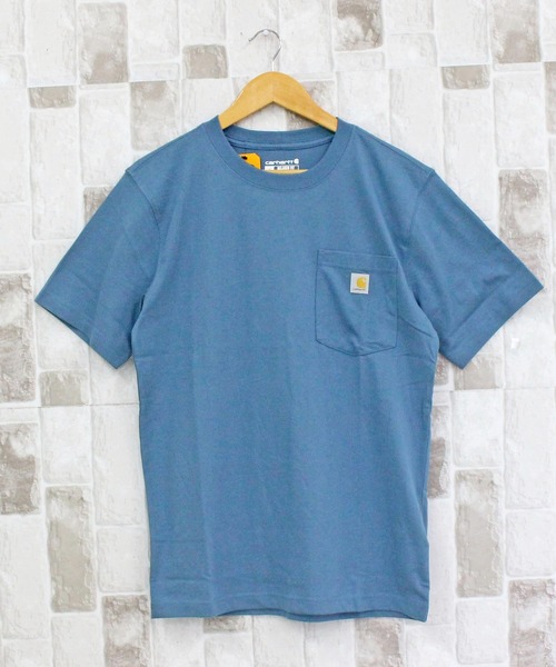 Carhartt（カーハート）の「リラックスフィット BIGロゴ バックプリント グラフィックTシャツ Relaxd Fit Lightweight Short-Sleeve Pocket C Graphic T-Shirt（Tシャツ/カットソー・メンズ・ベージュ/ブラック/グレー/ブルー・S/M/L/XL）」の17枚目の写真