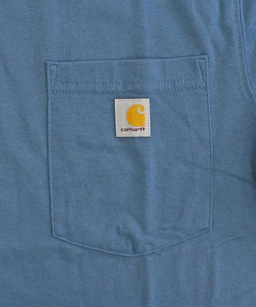 Carhartt（カーハート）の「リラックスフィット BIGロゴ バックプリント グラフィックTシャツ Relaxd Fit Lightweight Short-Sleeve Pocket C Graphic T-Shirt（Tシャツ/カットソー・メンズ・ベージュ/ブラック/グレー/ブルー・S/M/L/XL）」の19枚目の写真