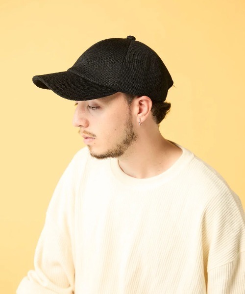 CPH（シーピーエイチ）の「CPH/シーピーエイチ/Deep 6 panel cap/StrowYarnThermo（キャップ・メンズ・ブラック・F）」の4枚目の写真