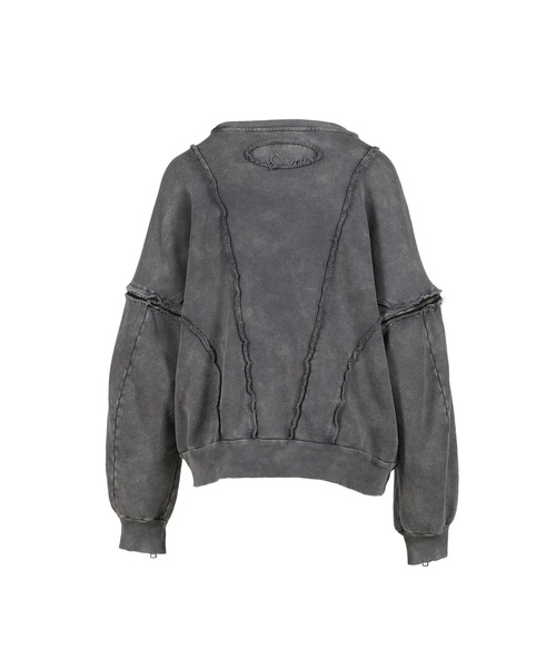 VIVAMUS（ヴィヴァムス）の「SPLIT SWEAT CREWNECK（スウェット・レディース・グレー・OS）」の6枚目の写真