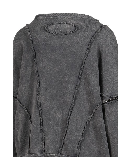 VIVAMUS（ヴィヴァムス）の「SPLIT SWEAT CREWNECK（スウェット・レディース・グレー・OS）」の9枚目の写真