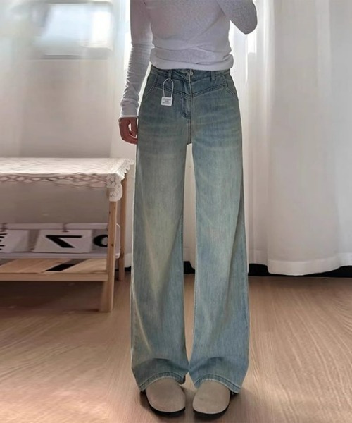 REBALANCE(リバランス)の「レトロデニムパンツ(デニムパンツ・レディース・A・X-LARGE/MEDIUM/LARGE)」の8枚目の写真