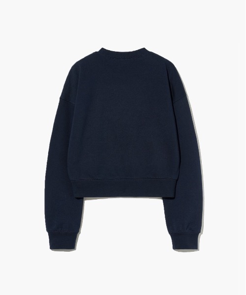 W CLASSIC LOGO CROP SWEATSHIRT（スウェット）｜MARITHE + FRANCOIS