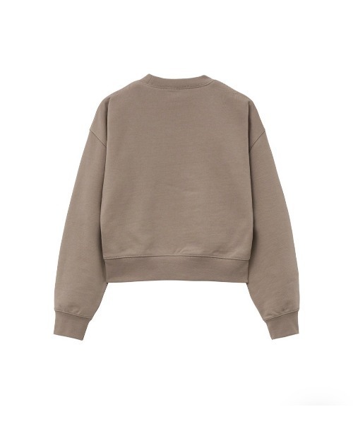 MARITHE + FRANCOIS GIRBAUD（マリテフランソワジルボー）の「W CLASSIC LOGO CROP SWEATSHIRT（スウェット・レディース・クリーム/オートミール/ライトピンク/ヘザーグレー/ベージュ/ネイビー・SMALL/MEDIUM）」の14枚目の写真