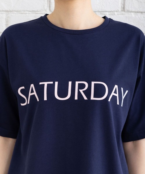 tシャツ FONTLAB WEEKENDロゴTシャツ レディース セール】FONTLAB WEEKENDロゴTシャツ（Tシャツ/カットソー