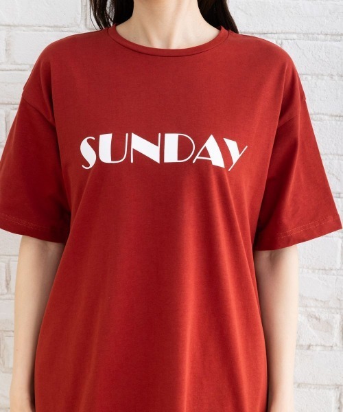 tシャツ FONTLAB WEEKENDロゴTシャツ レディース セール】FONTLAB WEEKENDロゴTシャツ（Tシャツ/カットソー