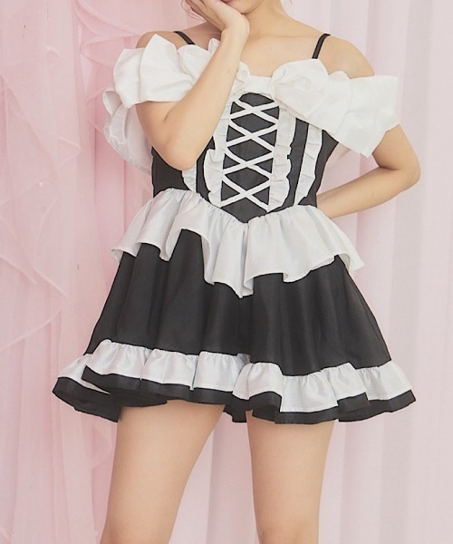 Starry アイドルリボンミニドレス アイドルシャンタンリボンミニドレス（ドレス）｜Starry（スター
