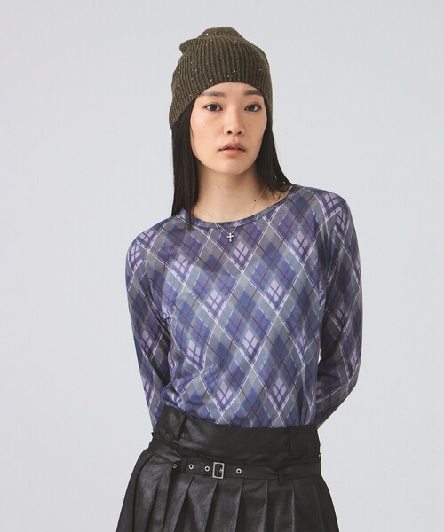 Ray BEAMS（レイビームス）の「スパンコール ビーニー 25（ニットキャップ/ビーニー・レディース・ブラック/グレー/オリーブ・ONE SIZE）」の4枚目の写真