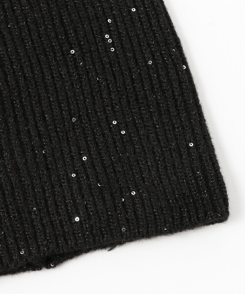 Ray BEAMS（レイビームス）の「スパンコール ビーニー 25（ニットキャップ/ビーニー・レディース・ブラック/グレー/オリーブ・ONE SIZE）」の10枚目の写真