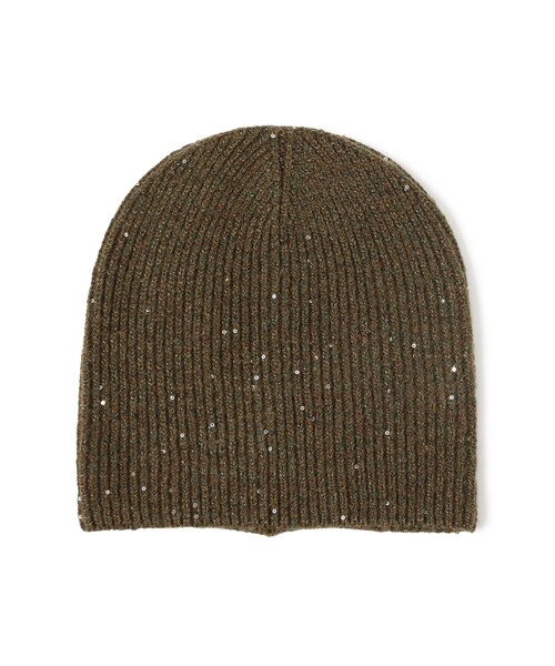 Ray BEAMS（レイビームス）の「スパンコール ビーニー 25（ニットキャップ/ビーニー・レディース・ブラック/グレー/オリーブ・ONE SIZE）」の11枚目の写真