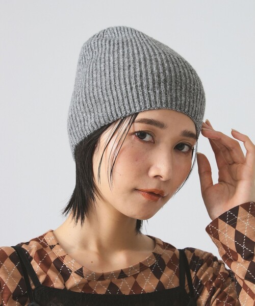 Ray BEAMS（レイビームス）の「スパンコール ビーニー 25（ニットキャップ/ビーニー・レディース・ブラック/グレー/オリーブ・ONE SIZE）」の13枚目の写真