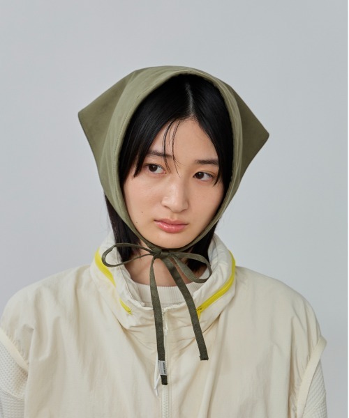 OVERRIDE（オーバーライド）の「OVERRIDE  SUEDE&LEATHER BABUSHKA SGP / オーバーライド（ハット・レディース・ライトベージュ/オリーブ/ブラック/ブラウン・FREE）」の4枚目の写真