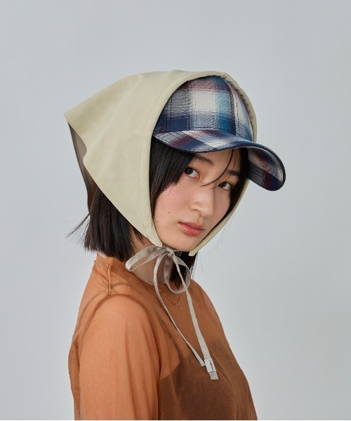 OVERRIDE（オーバーライド）の「OVERRIDE  SUEDE&LEATHER BABUSHKA SGP / オーバーライド（ハット・レディース・ライトベージュ/オリーブ/ブラック/ブラウン・FREE）」の13枚目の写真