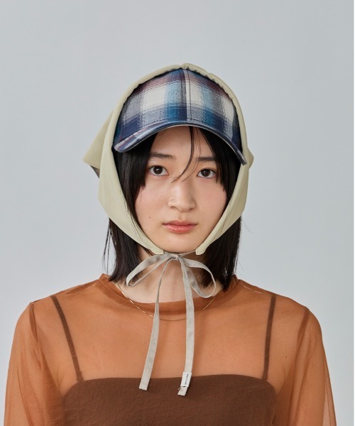 OVERRIDE（オーバーライド）の「OVERRIDE  SUEDE&LEATHER BABUSHKA SGP / オーバーライド（ハット・レディース・ライトベージュ/オリーブ/ブラック/ブラウン・FREE）」の12枚目の写真