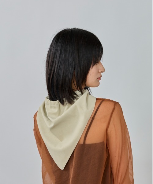 OVERRIDE（オーバーライド）の「OVERRIDE  SUEDE&LEATHER BABUSHKA SGP / オーバーライド（ハット・レディース・ライトベージュ/オリーブ/ブラック/ブラウン・FREE）」の15枚目の写真