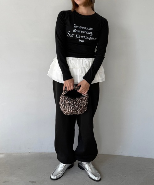 SANSeLF(サンセルフ)の「【SANSeLF】パフィーハンドバッグ アニマル柄 パッファーバッグ saa25a019(ハンドバッグ・レディース・ライトベージュ/ベージュ・FREE)」の12枚目の写真