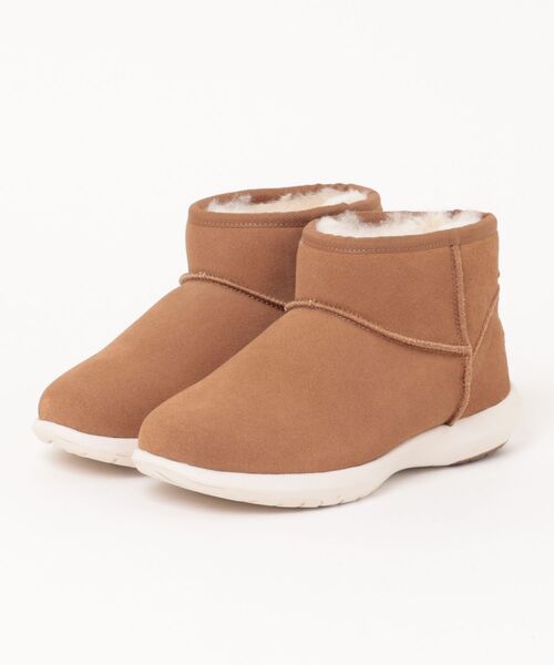 EMU Australia（エミューオーストラリア）の「Sporty Stinger Micro（ブーツ・レディース・ベージュ/サンドベージュ/ブラック・7/8/6）」の2枚目の写真