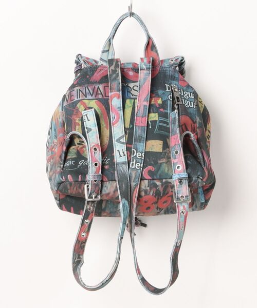 グラフィティプリントリボンバックパック リュック（バックパック