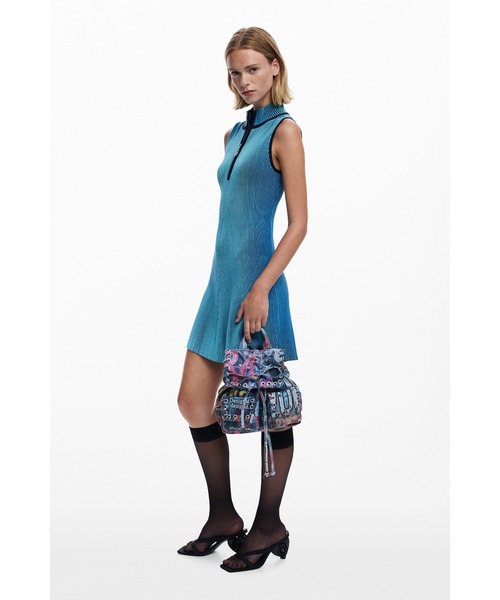 Desigual グラフィティプリントリボン バックパック グラフィティプリントリボンバックパック リュック（バックパック